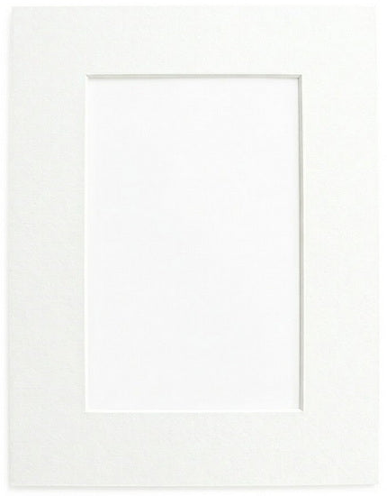 Passe-partout cœur blanc - 8x10/4x6po