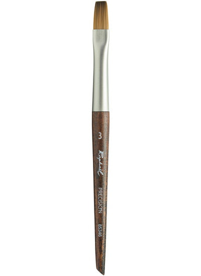 Mini paintbrush - synthetic - precision - flat #3