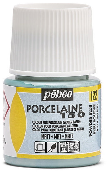Peinture porcelaine - porcelaine 150 - 45ml - bleu poudre
