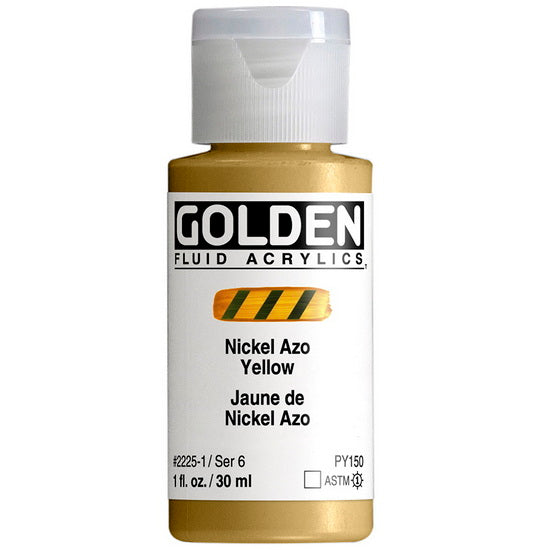 Acrylic fluid - 1 oz  nickel azo yellow  s6
