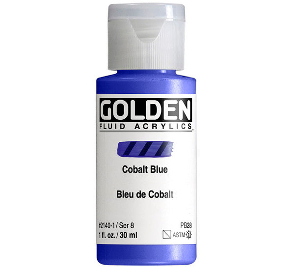 Acrylic fluid - 1 oz  cobalt blue  s8
