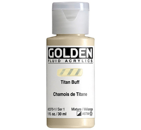 Acrylic fluid - 1 oz  titanium buff  s1