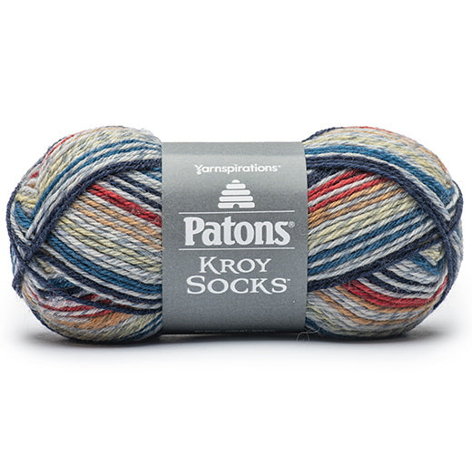 Kroy socks yarn #1 - 50g - blue stripe ragg
