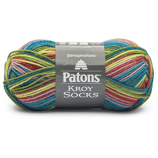 Kroy socks yarn #1 - 50g - meadow stripes