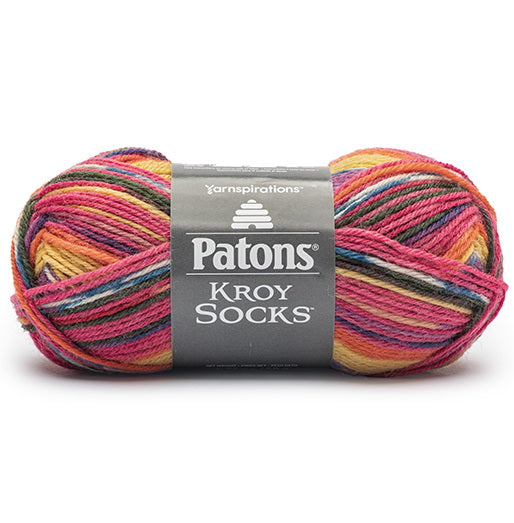 Kroy socks yarn #1 - 50g - mexicala stripes