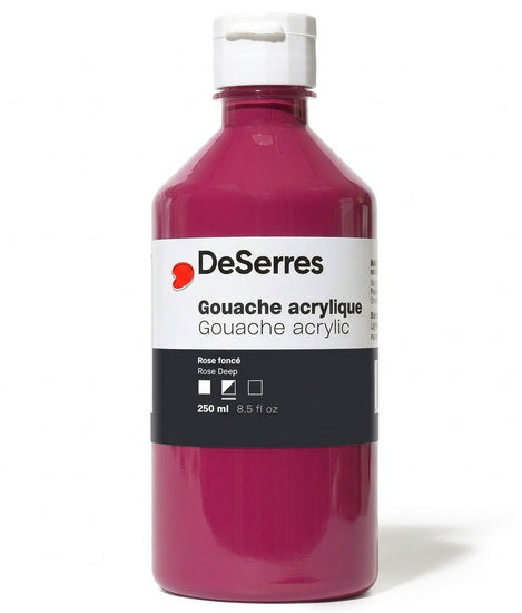 Acrylic Gouache Rose Deep  - 250ml