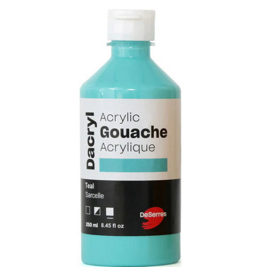 Acrylic Gouache Teal  - 250ml