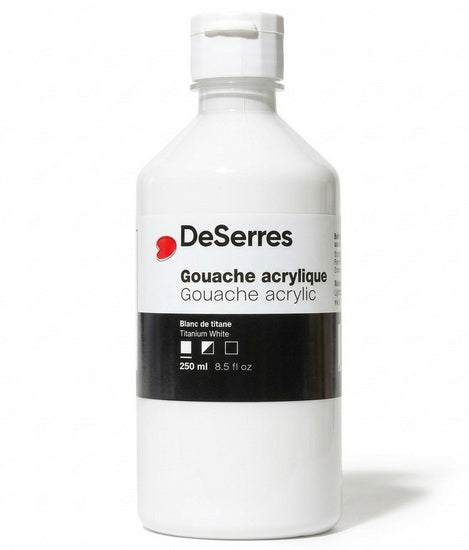 Acrylic Gouache Titanium White  - 250ml