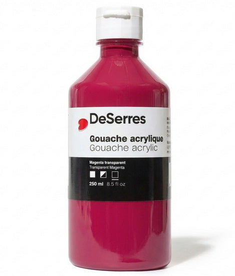 Acrylic Gouache Transparent Magenta  - 250ml