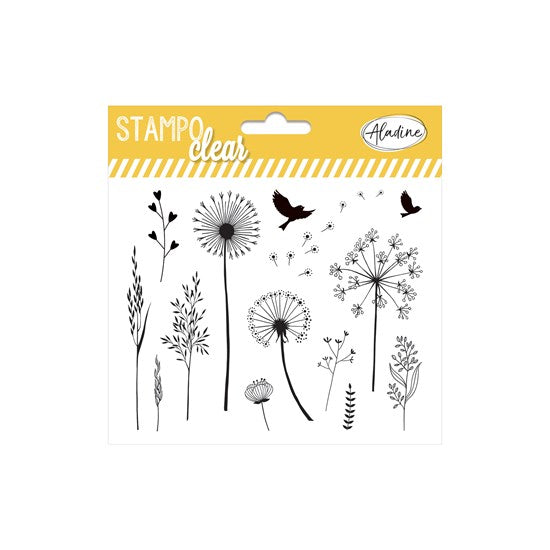Étampes transparentes stampo - 14, graminées