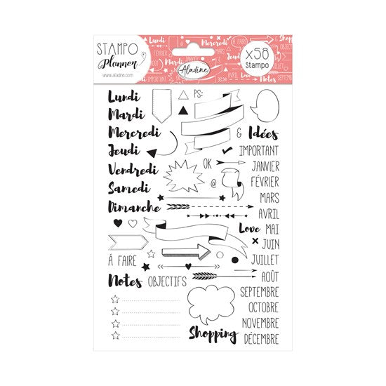 Stampo Stamps - 58, Bullet Journal Planner