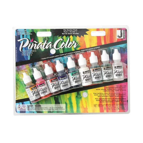 Ens. 9 encre à alcool piñata couleurs accents