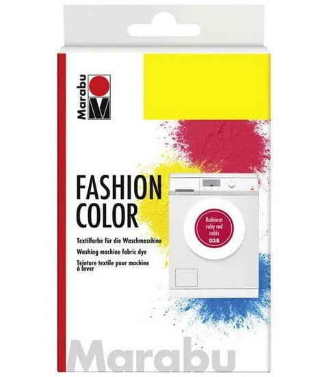 Washing Machine Fabric Dye - RUBY RED CENTIMETER