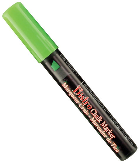 Marqueur craie - bistro - biseau - vert fluo