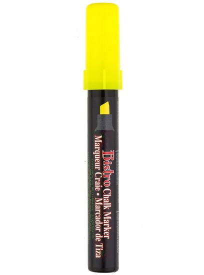 Marqueur craie - bistro - biseau - jaune fluo
