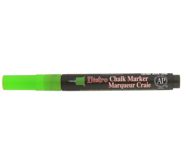 Chalk marker - bistro - extra fine - fluo green