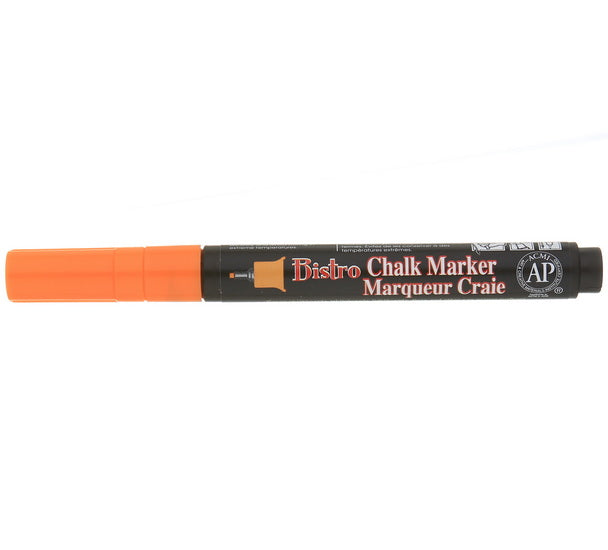 Marqueur craie - bistro - extra fin - orange fluo