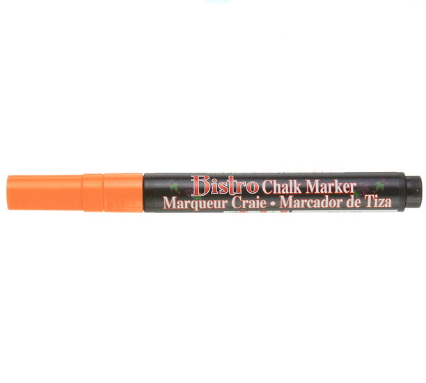 Marqueur craie - bistro - fin - orange fluo