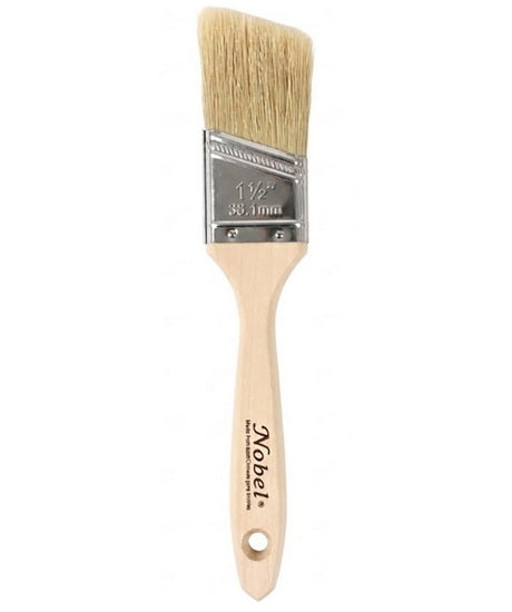 Pinceau biseauté en poils blancs - 1 1/2" centimeter