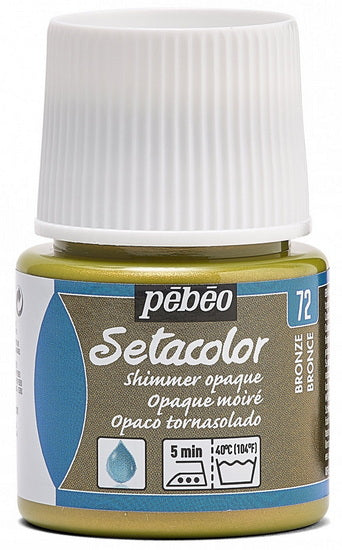 Textile paint - setacolor - 45ml - opaque - shimmer bronze