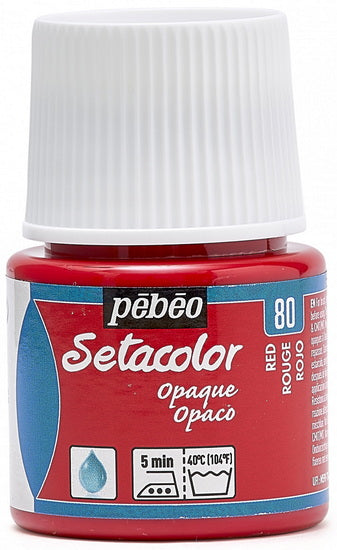 Textile paint - setacolor - 45ml - opaque - red