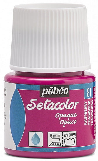 Textile paint - setacolor - 45ml - opaque - raspberry