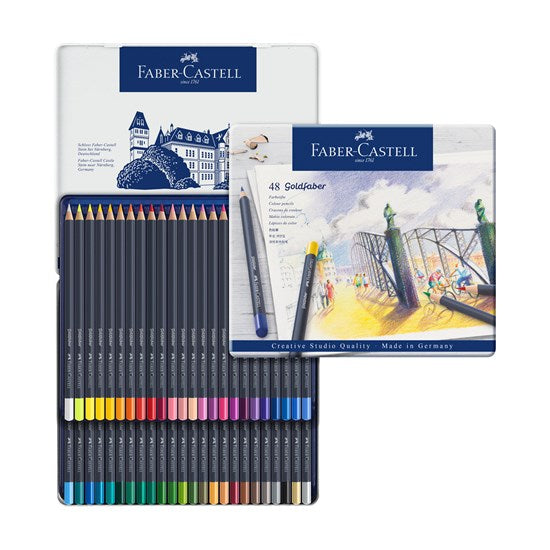 Ens. 48 crayons de couleur goldfaber