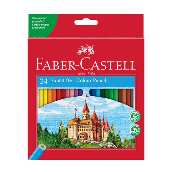 Ens. 24 crayons couleur ecopencil