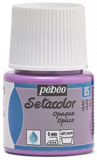 Peinture textile - setacolor - 45ml - opaque - lilas
