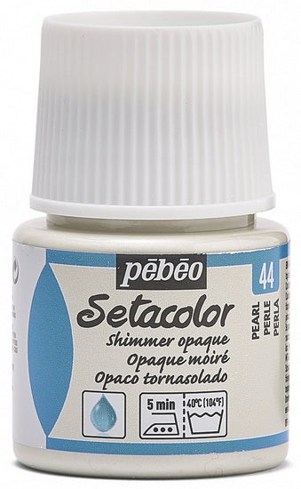 Textile paint - setacolor - 45ml - opaque - shimmer pearl