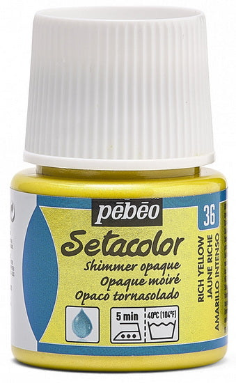 Textile paint - setacolor - 45ml - opaque - rich shimmer gold