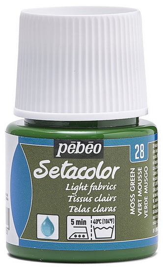 Textile paint - setacolor - 45ml - light tone - moss green