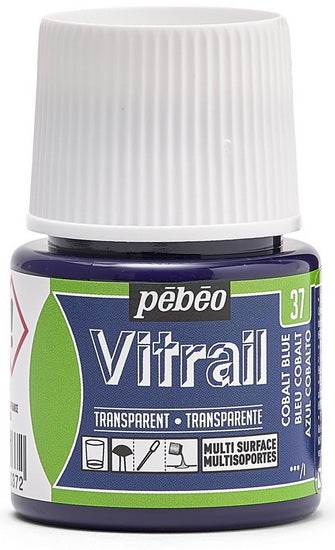 Glass paint - vitrail - 45ml - cobalt blue