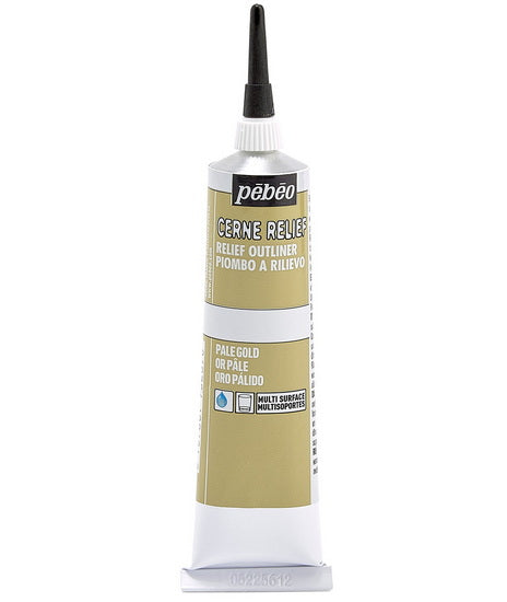 Cerne relief - vitrail - 37 ml - or pale