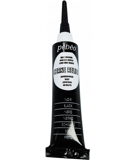 Cerne relief - vitrail - 20ml - noir