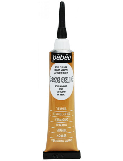 Relief outliner - vitrail - 20ml - vermeil gold