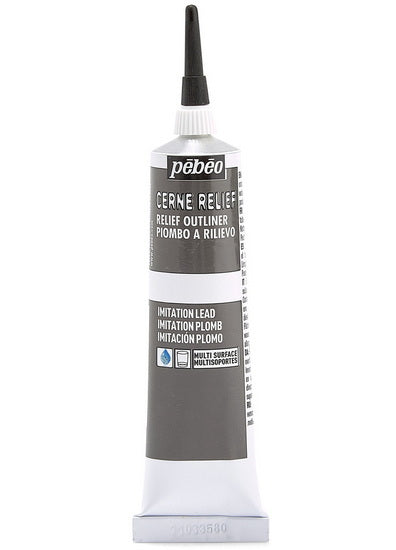 Cerne relief - vitrail - 37 ml - imit. plomb
