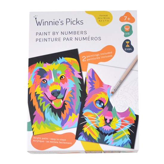 Kids Paint by Number Kit - Dog