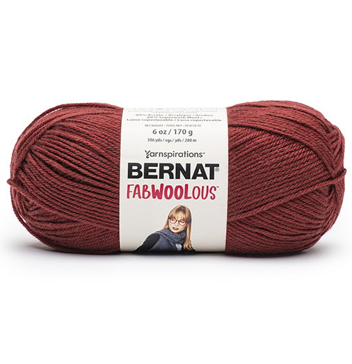 Fil fabwoolous #4 - 170gr - brique rouge