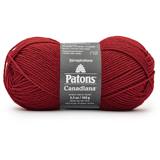Canadiana yarn #4 - 170g - lava red