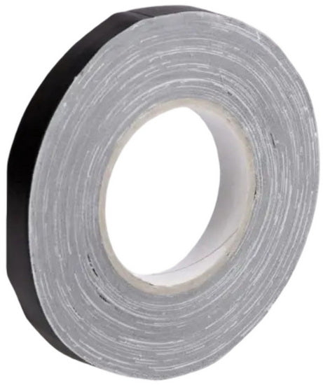 Canvas Tape Roll - BLACK - 19 MILLIMETER