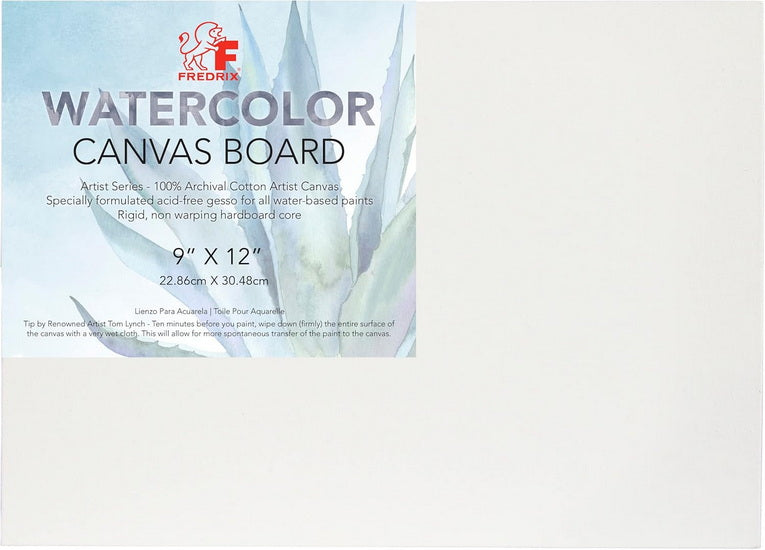 Watercolour Canvas Board - 9 X 12 INCHES