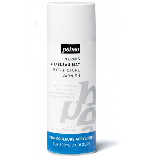 Vernis à tableau aérosol - coul. acryliques  - 400ml - mat