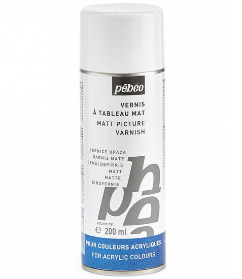 Vernis à tableau aérosol - coul. acryliques  - 200ml - mat
