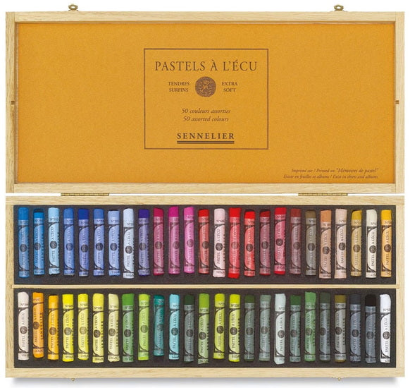 Box set - square pastels (50)