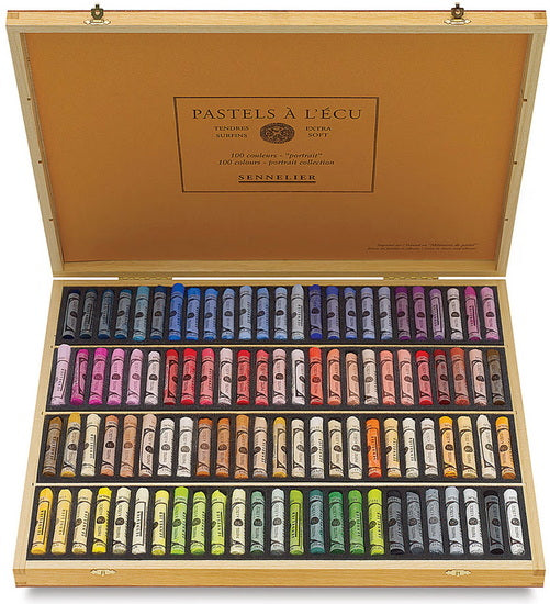 Box set - square pastels - portrait (100)