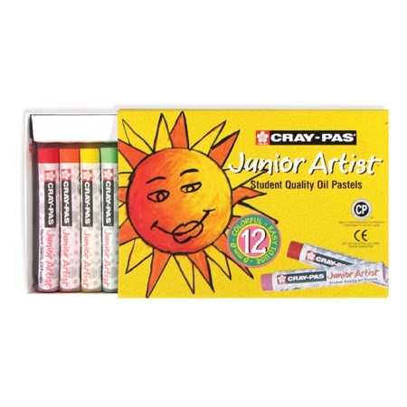 Set of 12 junior oil pastels