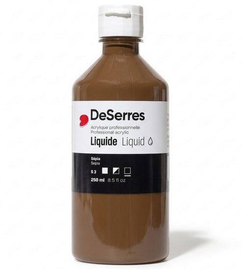 Liquid Acrylic Sepia Series 3 - 250ml