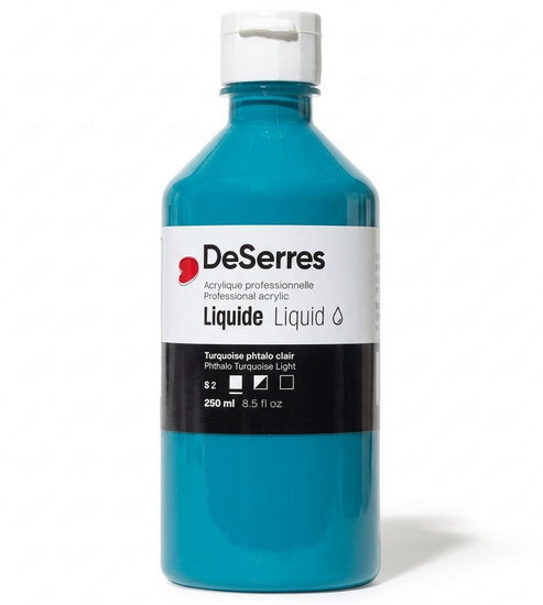 Liquid Acrylic Phthalo Turquoise Light Series 2 - 250ml