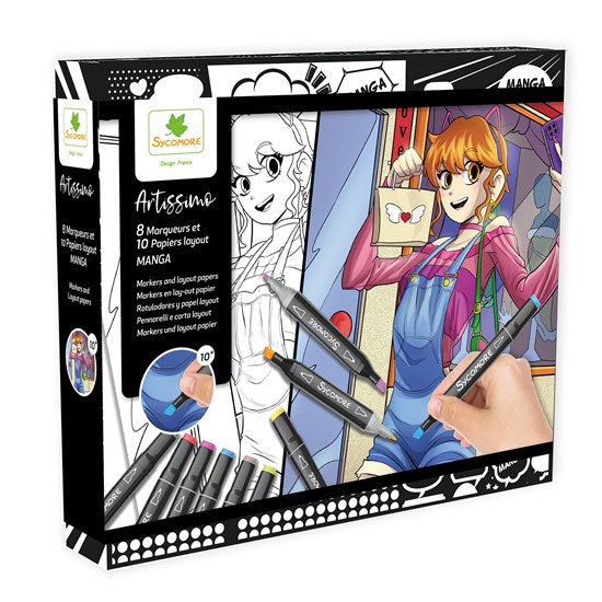 Artissimo Kit - Layout & Markers, Manga Girl